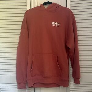 Rumble EST 2017 Hoodie in Rust